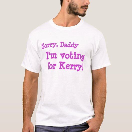 Sorry papa t-shirt (Voorkant)