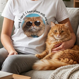 Sorry Plannen Met Kat Katten Moeder Origineel Ontw T-shirt