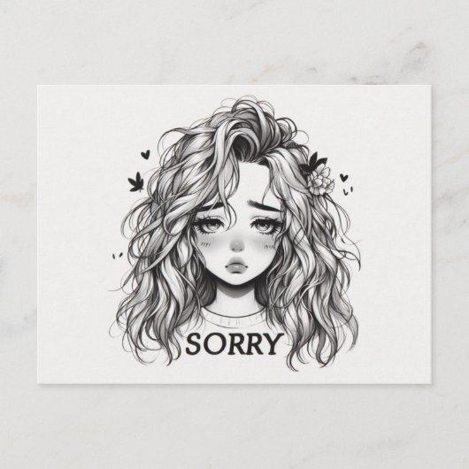Sorry Postcard Briefkaart (Voorkant)