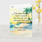 Sorry relatiekaart kaart (Gele Bloem)