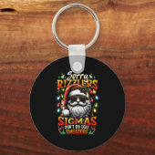 Sorry Rizzlers Sigmas Don't Do Ugly Sweaters Santa Sleutelhanger (Voorkant)