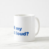Sorry, rolde ik hardop met mijn ogen koffiemok (Voorkant rechts)