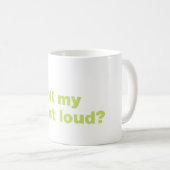 Sorry, rolde ik hardop met mijn ogen koffiemok (Voorkant rechts)