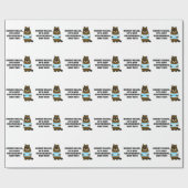 Sorry Sally, het is nog geen Groundhog Dag! Cadeaupapier (Vlak)