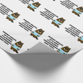 Sorry Sally, het is nog niet #*@%ing Groundhog Day Cadeaupapier (Hoek)