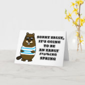 Sorry Sally, het wordt een vroege #*@%ing Spr Kaart (Gele Bloem)