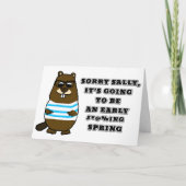 Sorry Sally, het wordt een vroege #*@%ing Spr Kaart (Voorkant)