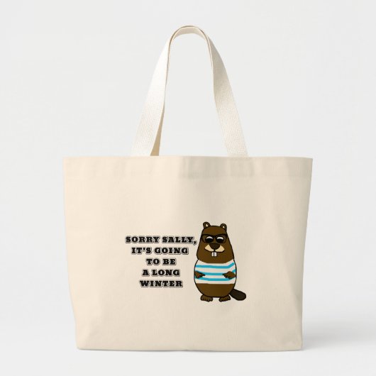 Sorry Sally, Long Winter Grote Tote Bag (Voorkant)