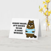 Sorry Sally, Long Winter Kaart (Gele Bloem)