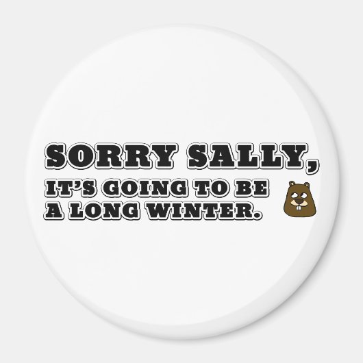 Sorry Sally, Long Winter Magneet (Voorkant)