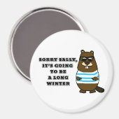 Sorry Sally, Long Winter Magneet (Voorkant / Achterkant)