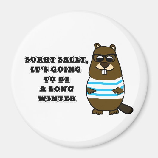 Sorry Sally, Long Winter Magneet (Voorkant)