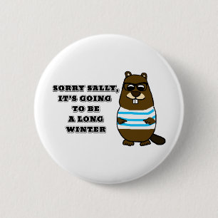 Sorry Sally, Long Winter Ronde Button 5,7 Cm