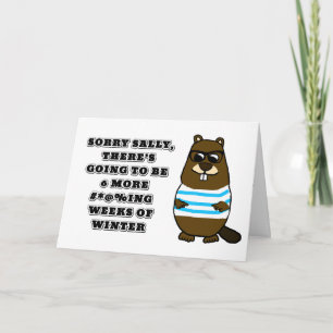 Sorry Sally, nog 6 #*@%ing weken winter Kaart