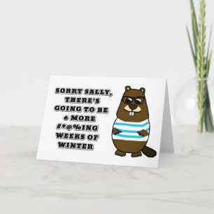 Sorry Sally, nog 6 #*@%ing weken winter Kaart