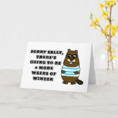 Sorry Sally, nog 6 weken winter Kaart (Gele Bloem)