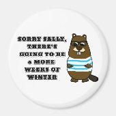 Sorry Sally, nog 6 weken winter Magneet (Voorkant)