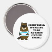 Sorry Sally, vroeg #*@%ing lente Magneet (Voorkant / Achterkant)