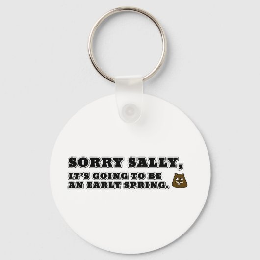 Sorry Sally, vroege lente Sleutelhanger (Voorkant)