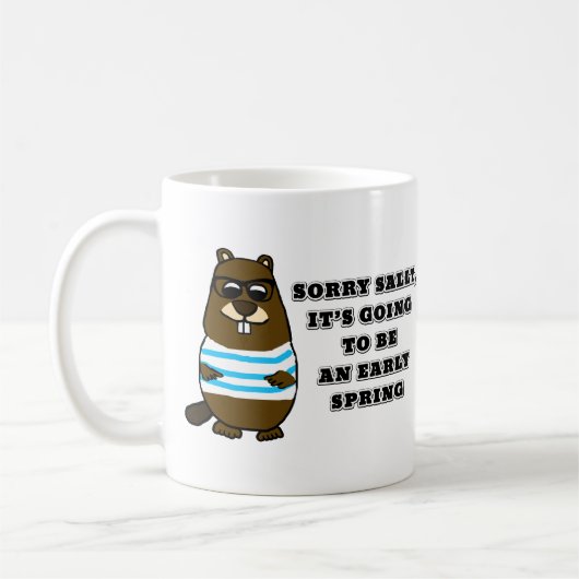 Sorry Sally, vroege Mok van de Koffie van de Lente (Links)