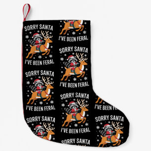 Sorry Santa Ik Ben Wild Kerst Wasbeer Xmas Kleine Kerstsok
