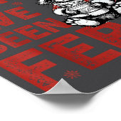 Sorry Santa I've Been Feral Fuuny Christmas Mens W Poster (Hoek)