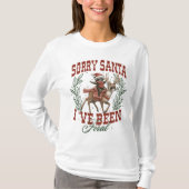 Sorry Santa, I've Been Feral-Holiday Shirt (Voorkant)