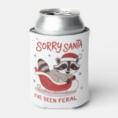 Sorry Sint, ik ben wild geweest Funny Kerstmis Blikjeskoeler (Blikje Voorkant)