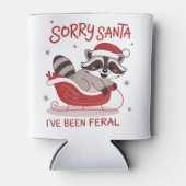 Sorry Sint, ik ben wild geweest Funny Kerstmis Blikjeskoeler (Voorkant)