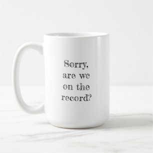 Sorry, staan we op de lijst? Juridische Mok