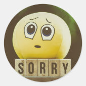 Sorry Sticker (Voorkant)