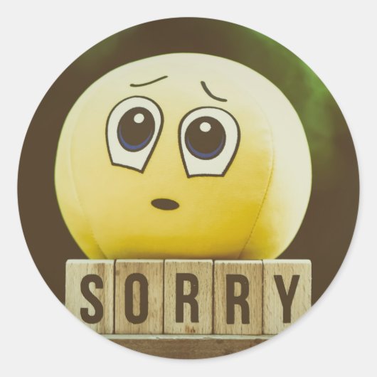 Sorry Sticker (Voorkant)