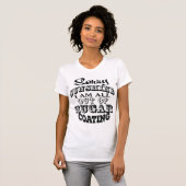 Sorry Sunshine Grappig T-Shirt (WIT) (Voorkant volledig)