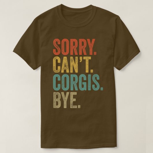 Sorry t-shirt (Design voorkant)