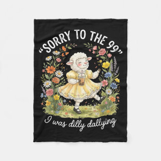 Sorry tegen de 99 dat ik treuzelde Christelijk Fleece Deken
