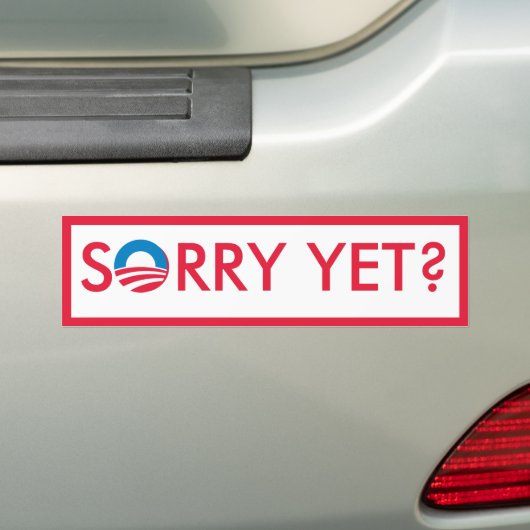 Sorry toch? bumpersticker (Op auto)