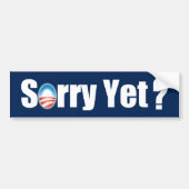 Sorry toch? bumpersticker (Voorkant)