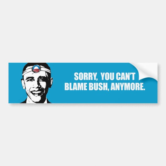 SORRY U KUNT EEN BLAME STRUIK ANYMORE Bumpersticke Bumpersticker (Voorkant)