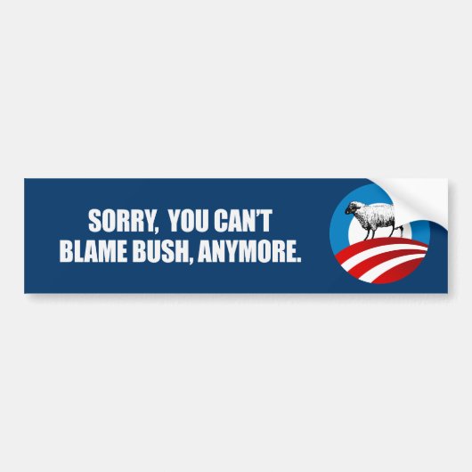 SORRY U KUNT EEN BLAME STRUIK ANYMORE Bumpersticke Bumpersticker (Voorkant)