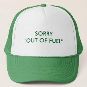 Sorry uit de brandstofkraker trucker pet