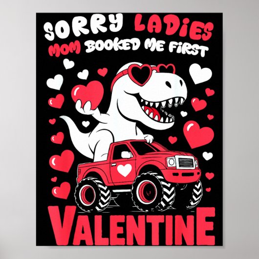 Sorry Valentine Ladies Mom Booked Me First  Poster (Voorkant)