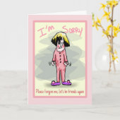 Sorry, vergeef me, laten we vrienden zijn kaart (Gele Bloem)