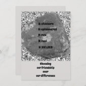 Sorry, vlakke Wenskaart (Voorkant / Achterkant)