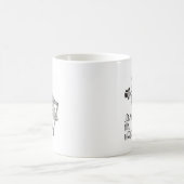 Sorry voor afluisteren:  sprinkhaan / cricket koffiemok (Center)