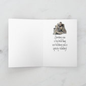 Sorry voor de Accident Flowers Fun Beer Hugs Kaart (Binnen)