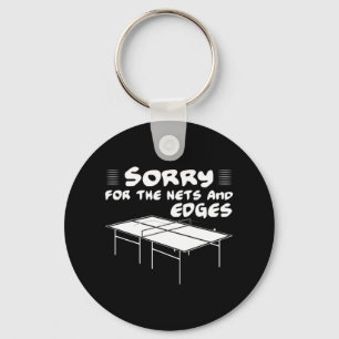 Sorry voor de tennis van de netten en de randen sleutelhanger