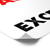 Sorry voor Funerals Funny Poster (Hoek)