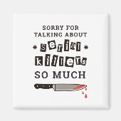 SORRY VOOR HET DENKEN OVER ERNSTIGE KILLER ZOVEEL MAGNEET (Voorkant)