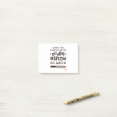 SORRY VOOR HET DENKEN OVER ERNSTIGE KILLER ZOVEEL POST-IT® NOTES (Op bureau)