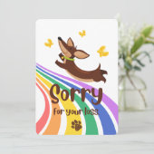 Sorry voor het verlies van je Kaart (Staand voorkant)